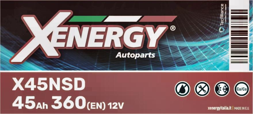 AP XENERGY X45NSD - Starter Battery autospares.lv