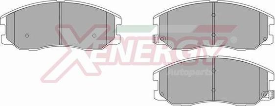 AP XENERGY X40995 - Brake Pad Set, disc brake autospares.lv