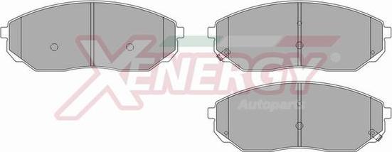 AP XENERGY X40944 - Brake Pad Set, disc brake autospares.lv