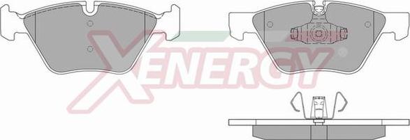 AP XENERGY X40950 - Brake Pad Set, disc brake autospares.lv