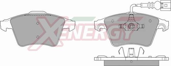 AP XENERGY X40902 - Brake Pad Set, disc brake autospares.lv