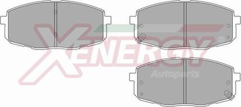 AP XENERGY X40984 - Brake Pad Set, disc brake autospares.lv