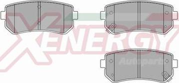 AP XENERGY X40985 - Brake Pad Set, disc brake autospares.lv