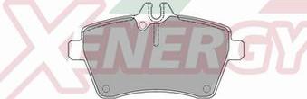 AP XENERGY X40930 - Brake Pad Set, disc brake autospares.lv