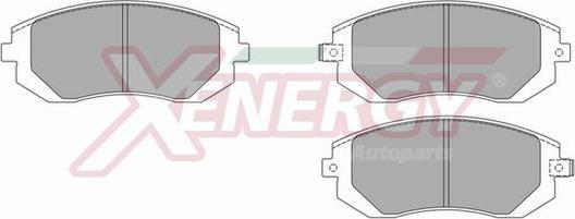 AP XENERGY X40925 - Brake Pad Set, disc brake autospares.lv