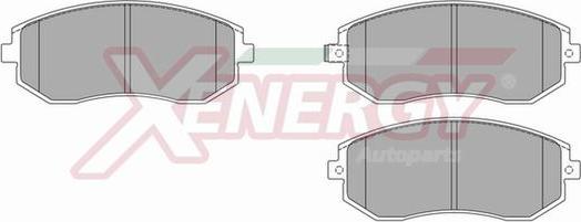 AP XENERGY X40926 - Brake Pad Set, disc brake autospares.lv