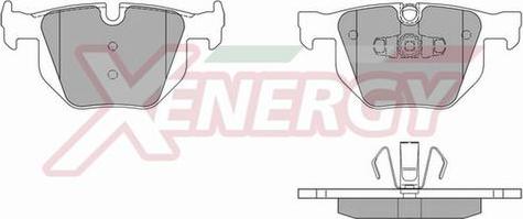 AP XENERGY X40921 - Brake Pad Set, disc brake autospares.lv