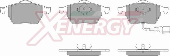 AP XENERGY X40490 - Brake Pad Set, disc brake autospares.lv