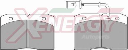 AP XENERGY X40454 - Brake Pad Set, disc brake autospares.lv