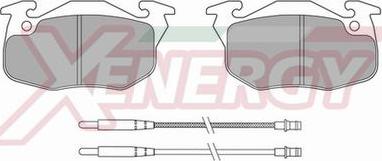 AP XENERGY X40410 - Brake Pad Set, disc brake autospares.lv