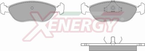 AP XENERGY X40564 - Brake Pad Set, disc brake autospares.lv