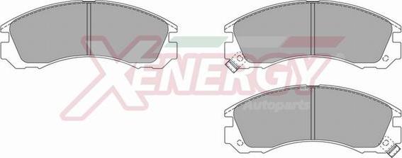 AP XENERGY X40530 - Brake Pad Set, disc brake autospares.lv