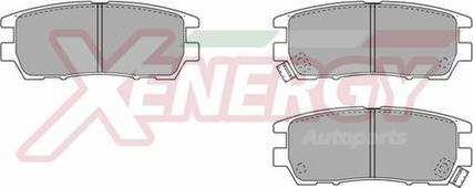 AP XENERGY X40532 - Brake Pad Set, disc brake autospares.lv