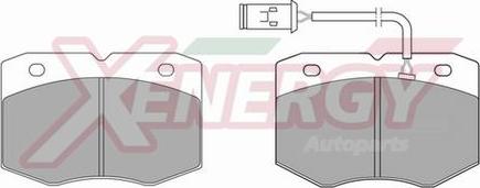 AP XENERGY X40520 - Brake Pad Set, disc brake autospares.lv