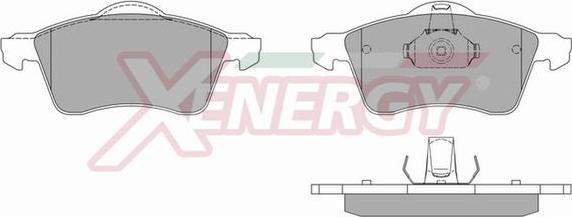 AP XENERGY X40654 - Brake Pad Set, disc brake autospares.lv