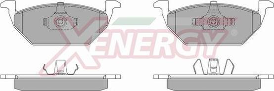 AP XENERGY X40663 - Brake Pad Set, disc brake autospares.lv