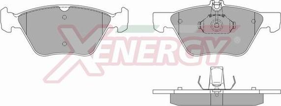 AP XENERGY X40639 - Brake Pad Set, disc brake autospares.lv