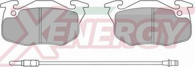 AP XENERGY X40169 - Brake Pad Set, disc brake autospares.lv