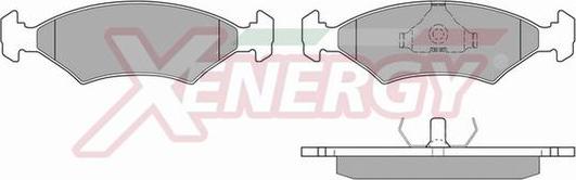 AP XENERGY X40101 - Brake Pad Set, disc brake autospares.lv