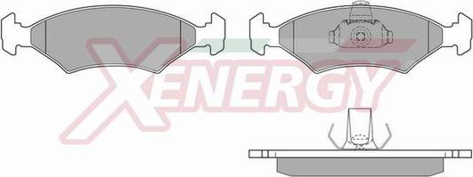 AP XENERGY X40102 - Brake Pad Set, disc brake autospares.lv