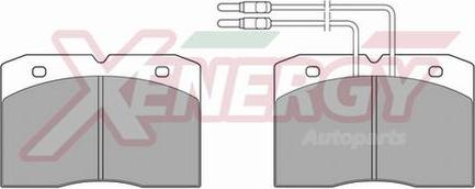 AP XENERGY X40172 - Brake Pad Set, disc brake autospares.lv