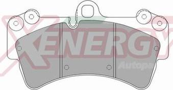 AP XENERGY X40894 - Brake Pad Set, disc brake autospares.lv