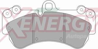 AP XENERGY X40893 - Brake Pad Set, disc brake autospares.lv