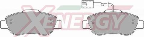 AP XENERGY X40892 - Brake Pad Set, disc brake autospares.lv