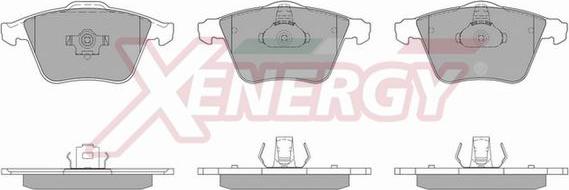 AP XENERGY X40861 - Brake Pad Set, disc brake autospares.lv