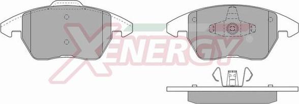 AP XENERGY X40889 - Brake Pad Set, disc brake autospares.lv