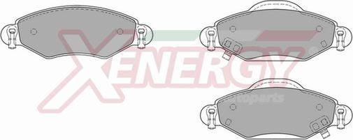 AP XENERGY X40829 - Brake Pad Set, disc brake autospares.lv