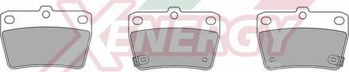 AP XENERGY X40826 - Brake Pad Set, disc brake autospares.lv