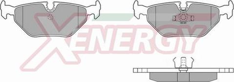 AP XENERGY X40386 - Brake Pad Set, disc brake autospares.lv