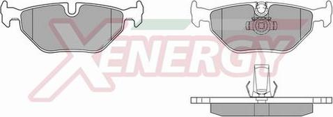 AP XENERGY X40388 - Brake Pad Set, disc brake autospares.lv