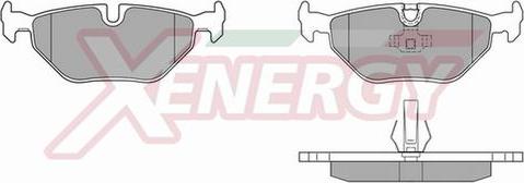 AP XENERGY X40387 - Brake Pad Set, disc brake autospares.lv