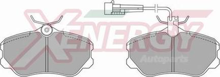 AP XENERGY X40298 - Brake Pad Set, disc brake autospares.lv