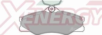 AP XENERGY X40249 - Brake Pad Set, disc brake autospares.lv