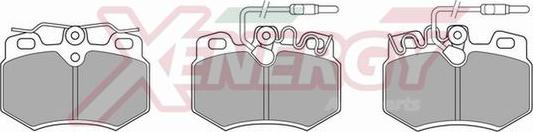 AP XENERGY X40209 - Brake Pad Set, disc brake autospares.lv