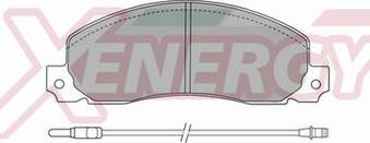 AP XENERGY X40216 - Brake Pad Set, disc brake autospares.lv