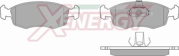 AP XENERGY X40239 - Brake Pad Set, disc brake autospares.lv