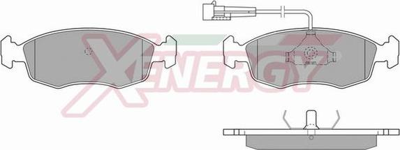 AP XENERGY X40238 - Brake Pad Set, disc brake autospares.lv