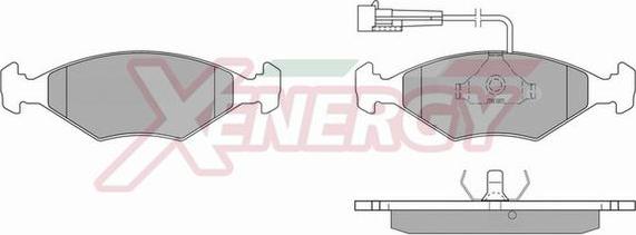 AP XENERGY X40222 - Brake Pad Set, disc brake autospares.lv