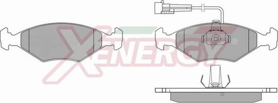 AP XENERGY X40227 - Brake Pad Set, disc brake autospares.lv