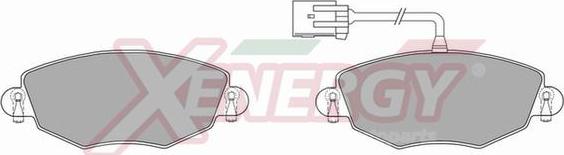 AP XENERGY X40766 - Brake Pad Set, disc brake autospares.lv