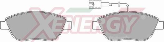 AP XENERGY X40789 - Brake Pad Set, disc brake autospares.lv