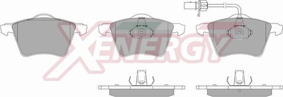 AP XENERGY X40730 - Brake Pad Set, disc brake autospares.lv