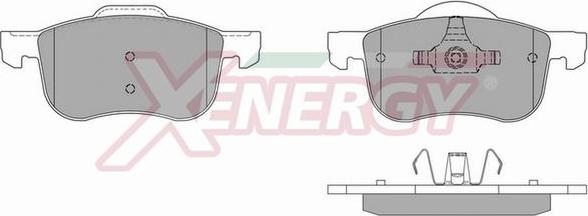 AP XENERGY X40724 - Brake Pad Set, disc brake autospares.lv