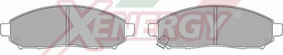 AP XENERGY X41046 - Brake Pad Set, disc brake autospares.lv