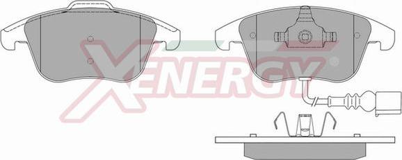 AP XENERGY X41003 - Brake Pad Set, disc brake autospares.lv