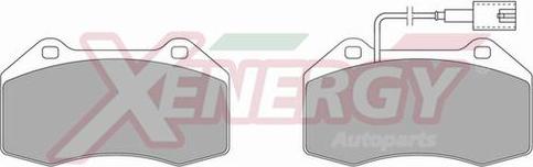 AP XENERGY X41012 - Brake Pad Set, disc brake autospares.lv